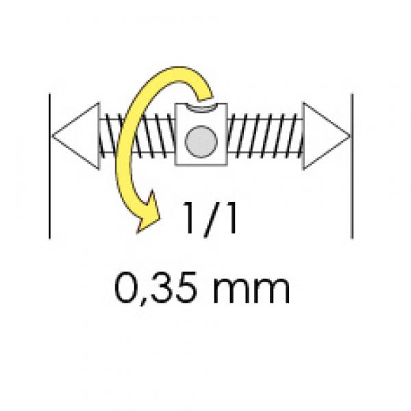 Mikro-Sektorenschraube
